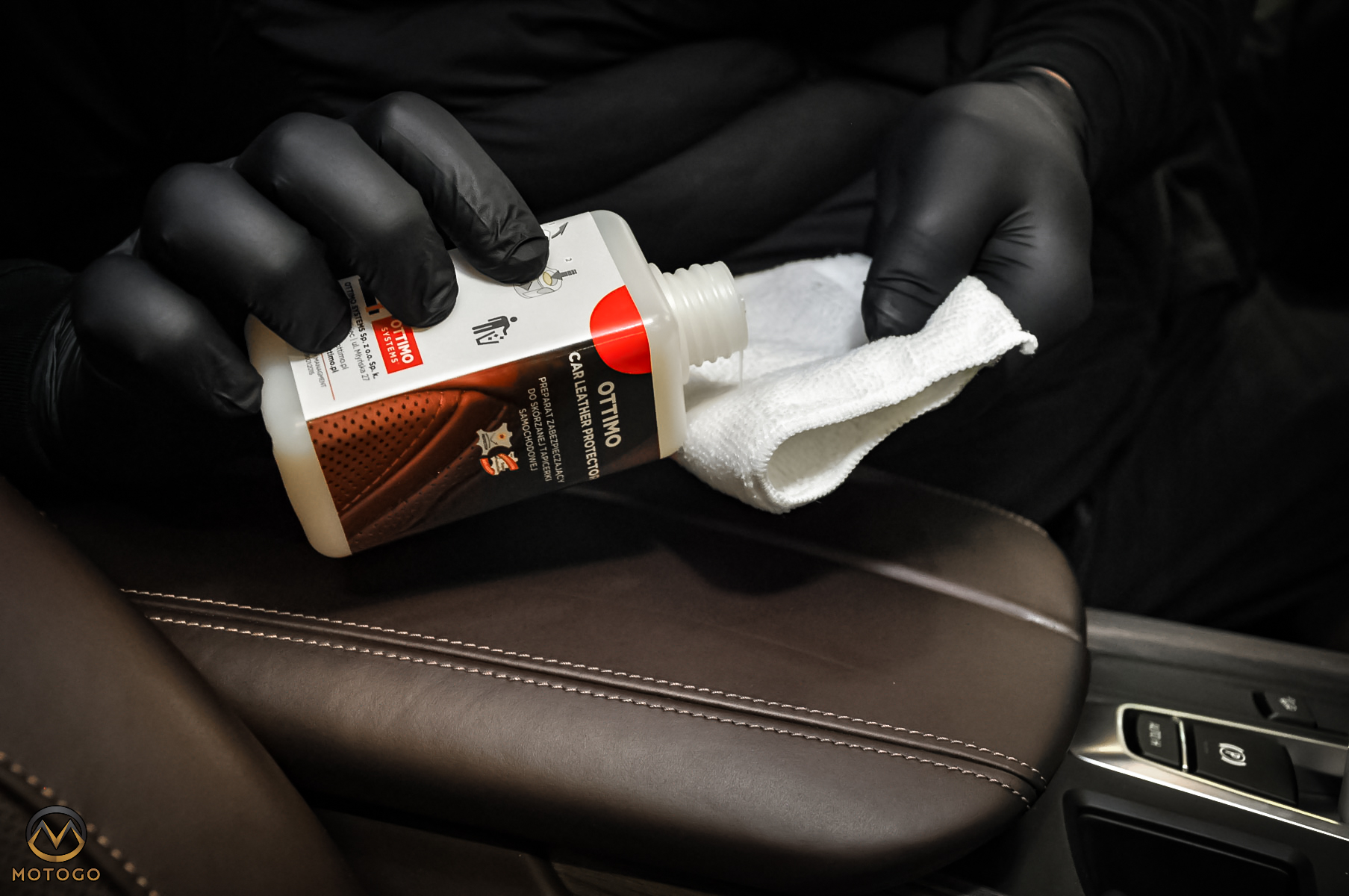 Ottimo Car Leather Care Kit ( 2x250ml ) zestaw do czyszczenia i zabezpieczania tapicerek